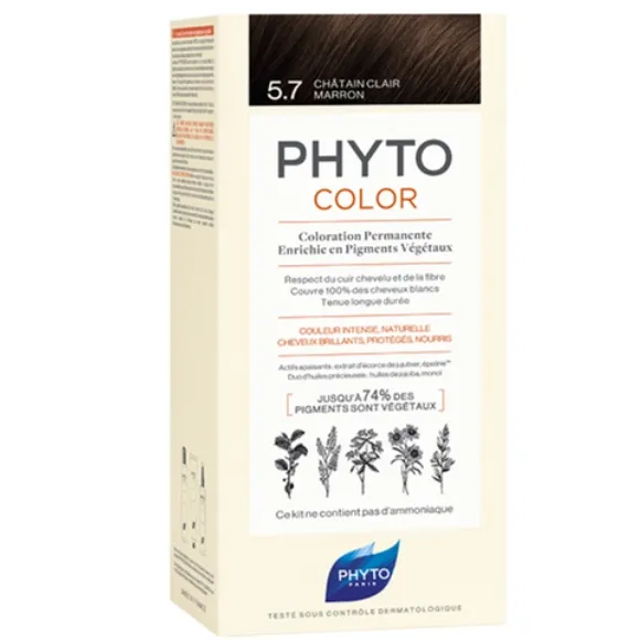 PHYTO COLOUR 5.7 LIGHT CHESTNUT BROWN