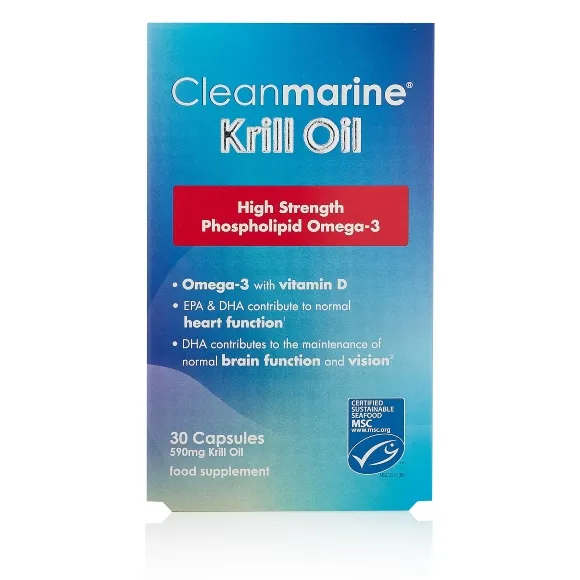CLEANMARINE KRILL OIL SOFTGEL CAPS 60S