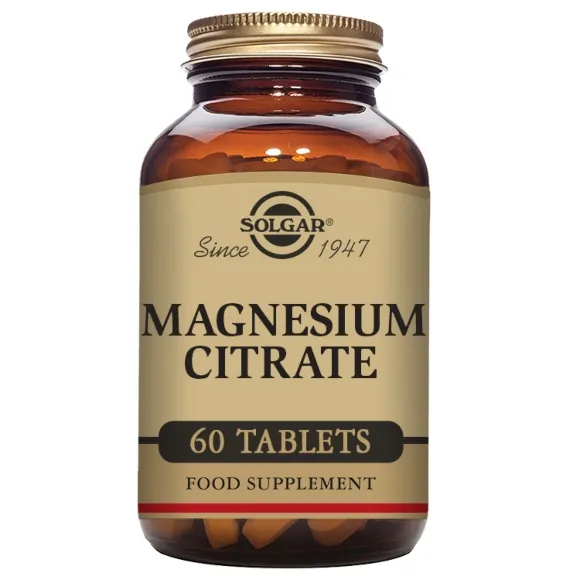SOLGAR MAGNESIUM CITRATE 60 TABLETS